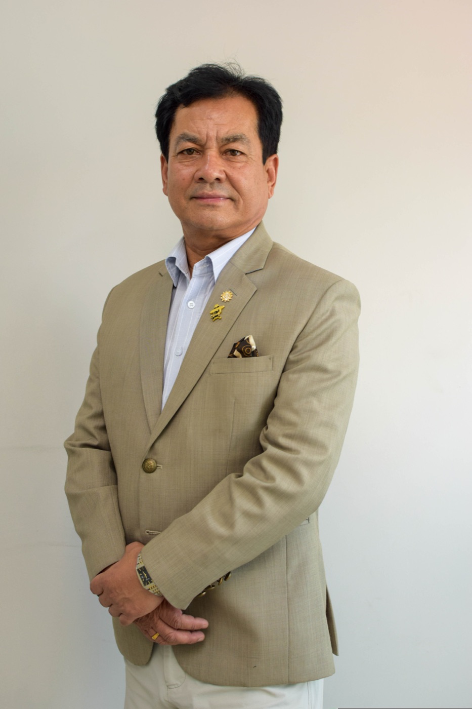 Portrait of a SalesHubNepal team member at the Kathmandu distribution HQ