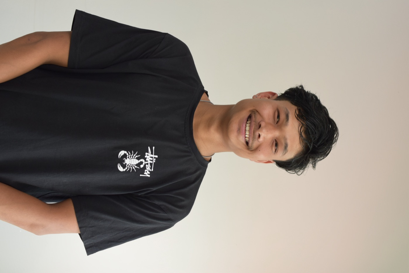 Portrait of a SalesHubNepal team member at the Kathmandu distribution HQ